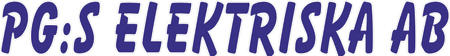 P.G:s Elektriska AB logotyp